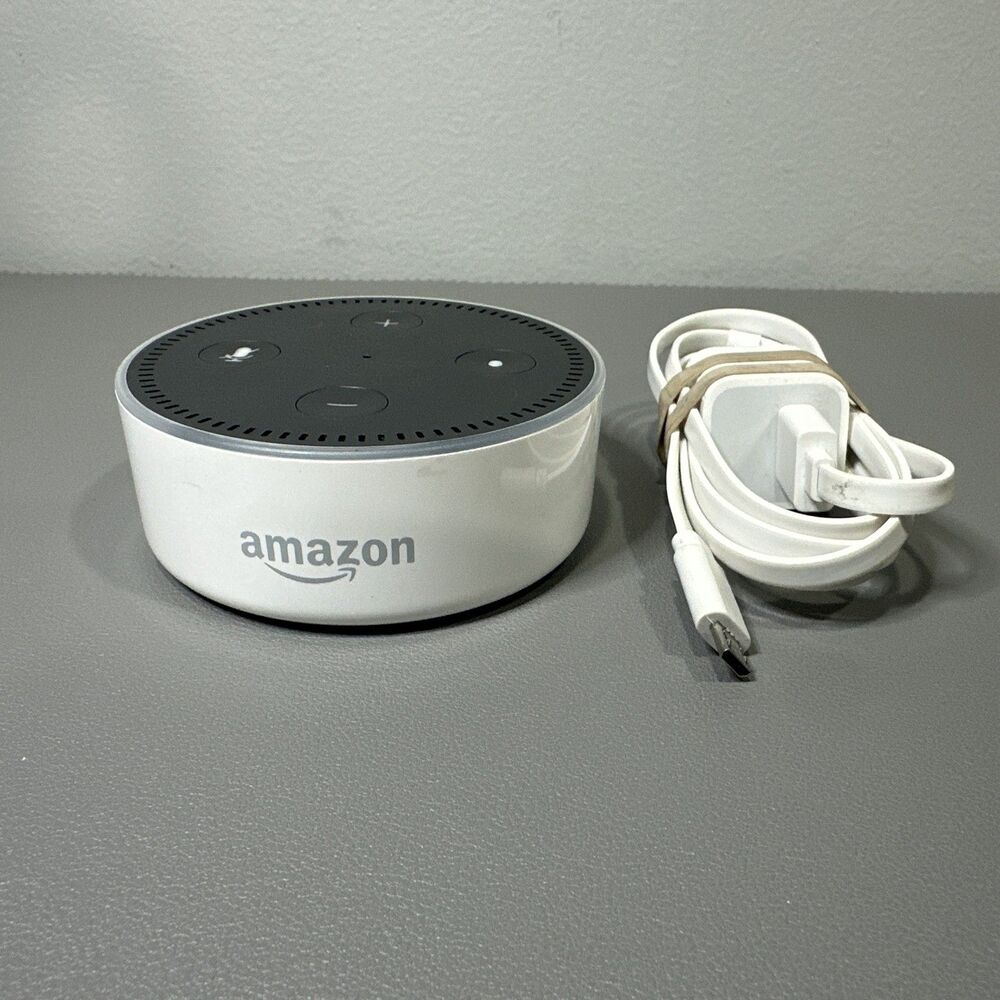 Amazon Echo Dot 2nd Generation Smart Speaker Voice Assistant Alexa White RS03QR